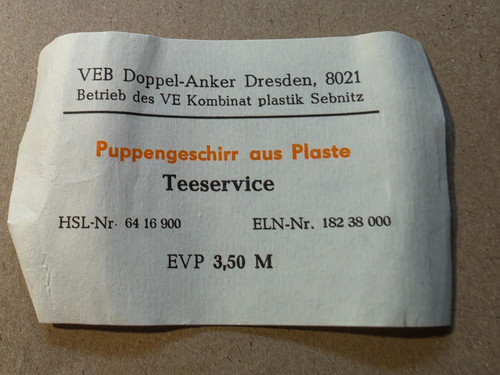 Ostalgie puppen teegeschirr - ostalgie, puppen-teegeschirr