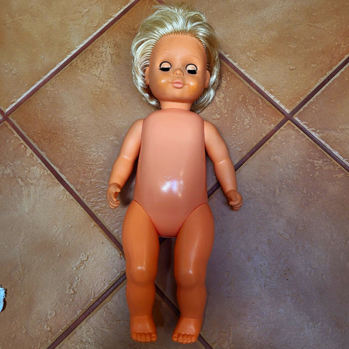 Ddr vintage mädchenpuppe - ddr,