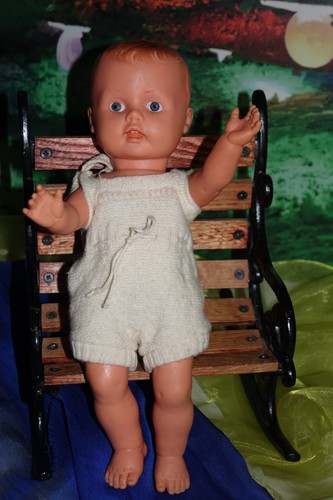 Vintage badepuppe gummi - ,