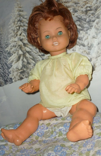 Ddr puppe 45cm - 45cm, schlafaugen