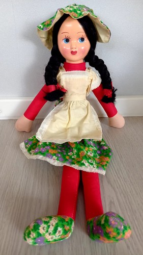 Hübsche vintage stoff puppe - vintage,