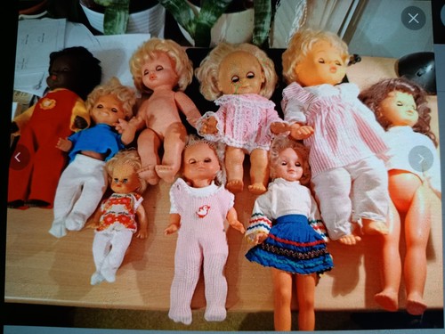 Grosses puppen konvolut 80 - puppen, 70/80