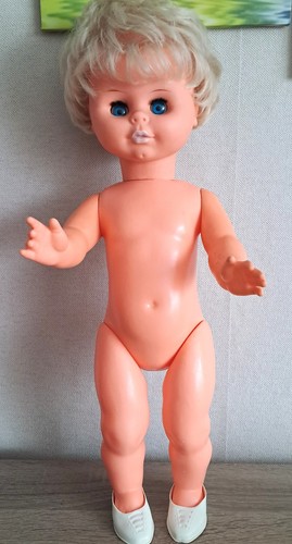 Ddr puppe 48cm mit schlafaugen - puppe,