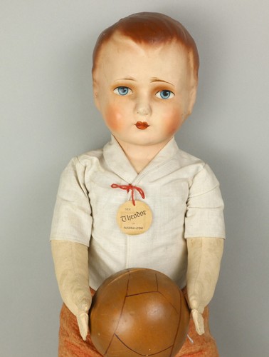 Seltene fussball puppe theodor - fussball,