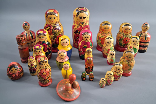 Original matrjoschka puppe - matrjoschka,