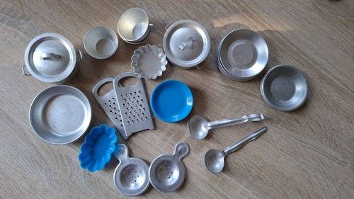 Ddr puppengeschirr aluminium - ddr,