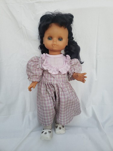 Ddr puppe mit batterie vintage - puppe,