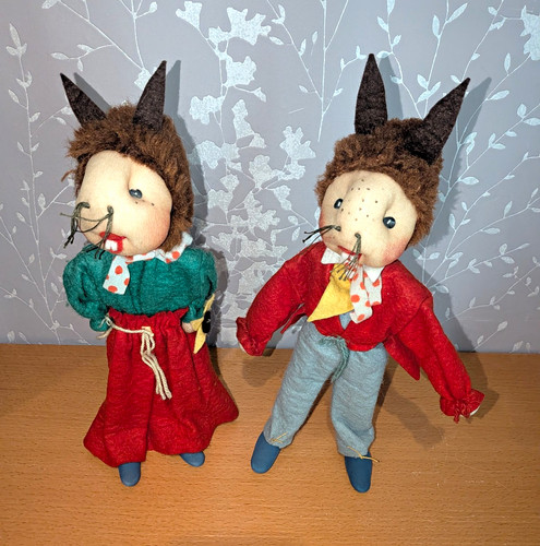 Altes osterhasen paar - ddr, •