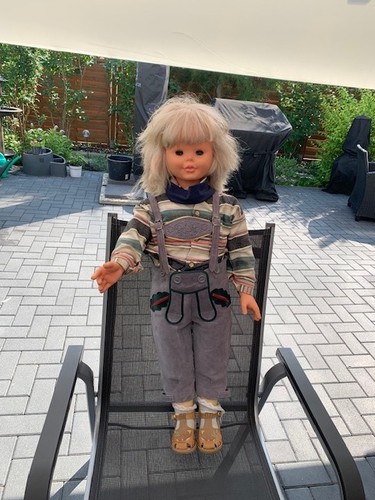 Ddr kinderpuppe groß - (90, cm)