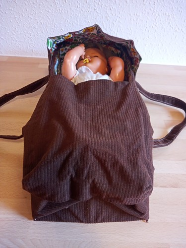 Ddr puppe mit tragetasche - ddr,