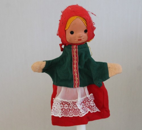 Handpuppe rotkäppchen ddr - rotkäppchen,