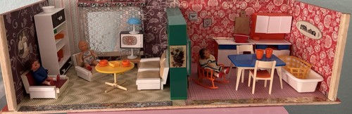 Kleine alte ddr puppenstube - alte,