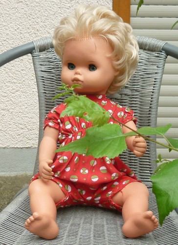 Große ddr puppe 55cm groß - große,