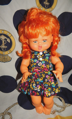 Ddr alte puppe mit - ,